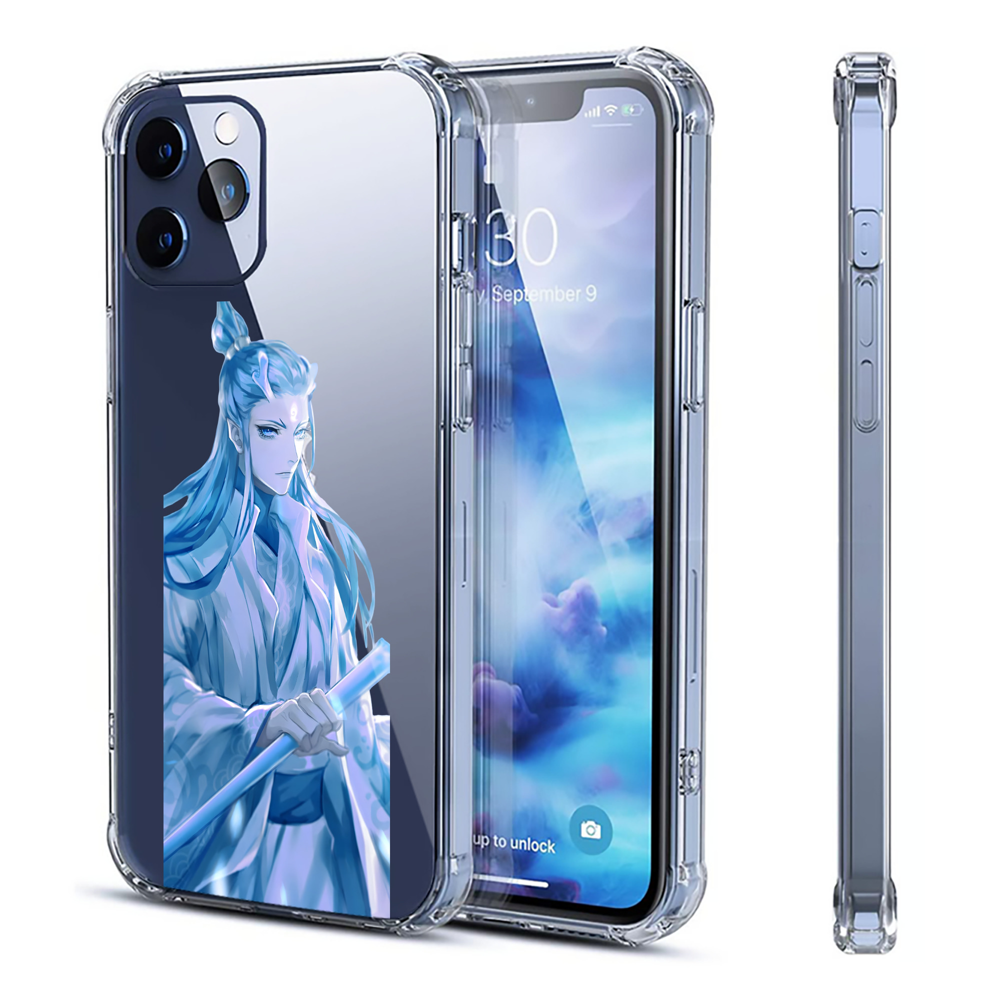 （画像用） Ne Zha 2 ナタ 魔童の大暴れ 【iPhone 12シリーズ対応】透明スマホケース（クリアソフトケース）